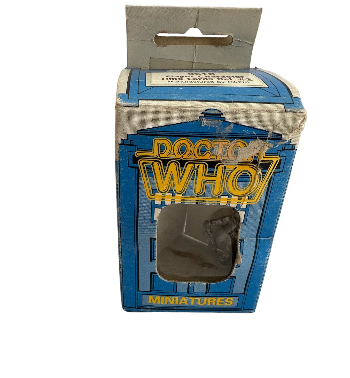 Vintage FASA Corp 1986 Doctor Dr Who Citadel Miniatures Metal Figures No. 9510 - Player Characters The Time Lords Set 2 - Set Of 3 Figures - In The Original Box - Shop Stock Room Find