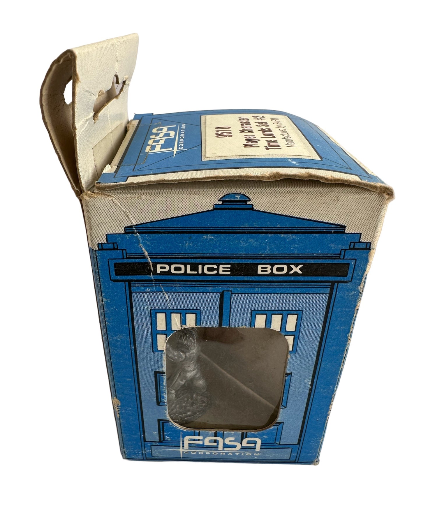 Vintage FASA Corp 1986 Doctor Dr Who Citadel Miniatures Metal Figures No. 9510 - Player Characters The Time Lords Set 2 - Set Of 3 Figures - In The Original Box - Shop Stock Room Find