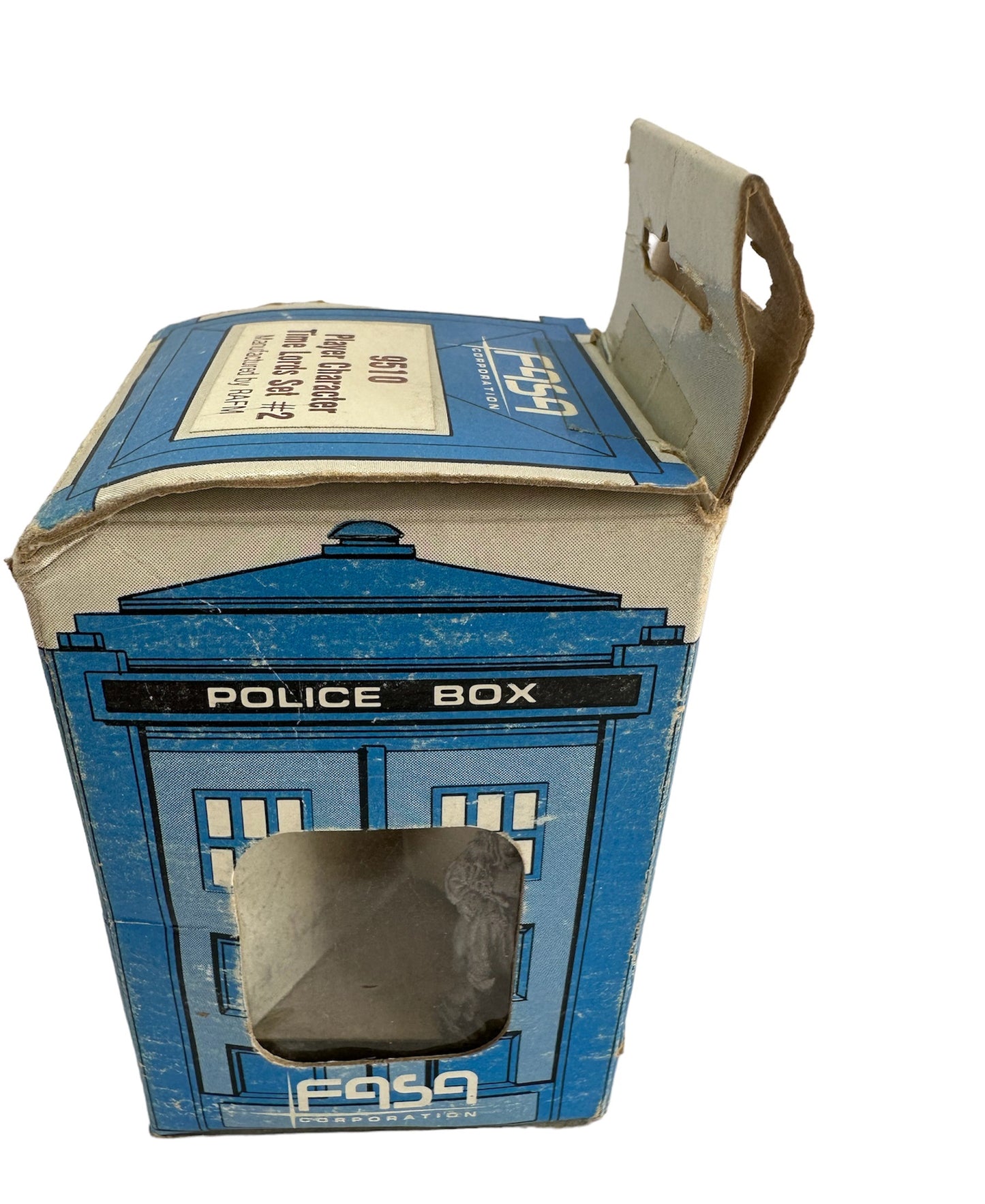 Vintage FASA Corp 1986 Doctor Dr Who Citadel Miniatures Metal Figures No. 9510 - Player Characters The Time Lords Set 2 - Set Of 3 Figures - In The Original Box - Shop Stock Room Find