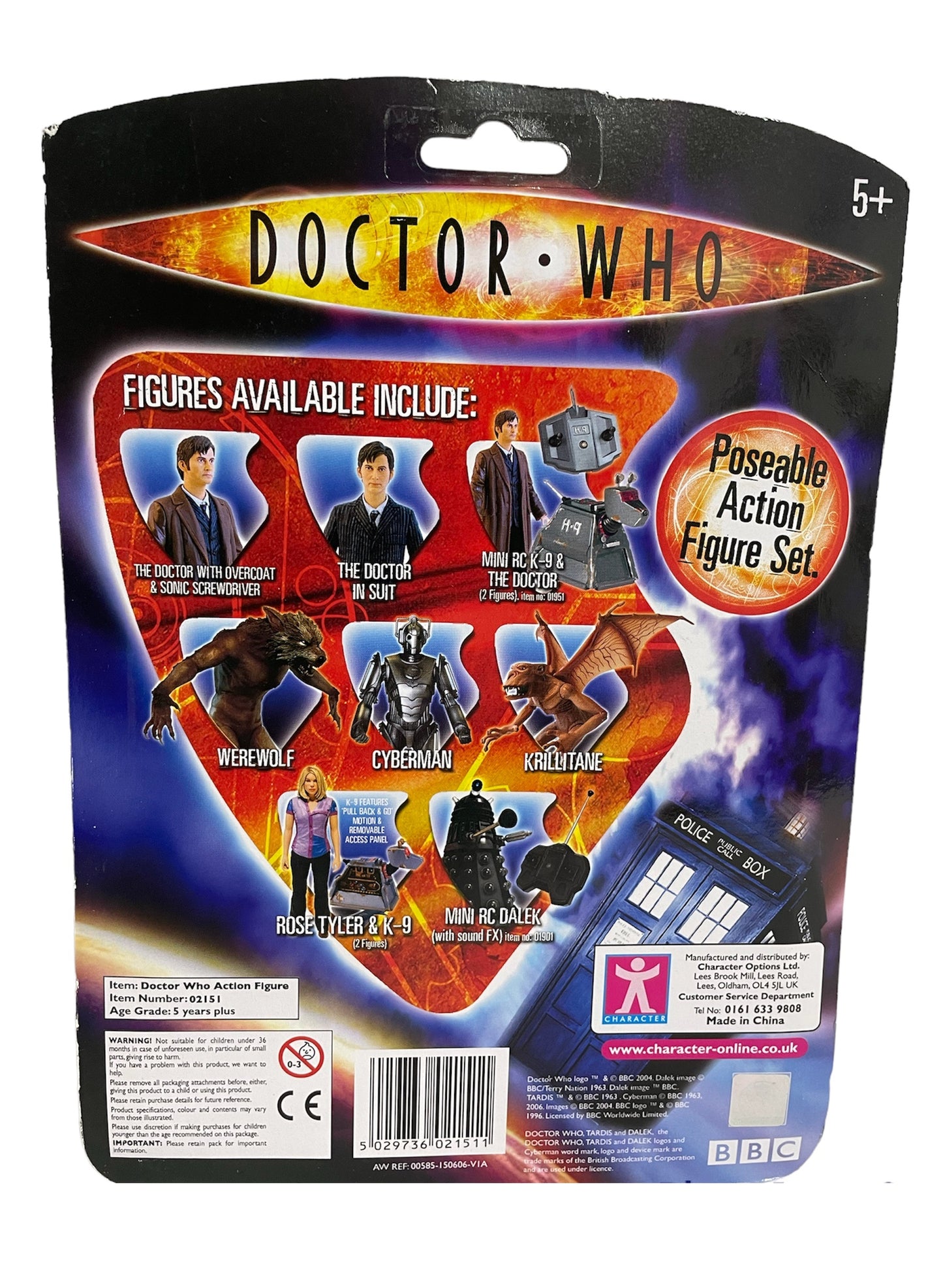 Vintage 2005 Doctor Dr Who 6 Inch Krillitane Highly Detailed Action Figure - Brand New Factory Sealed Shop Stock Room Find