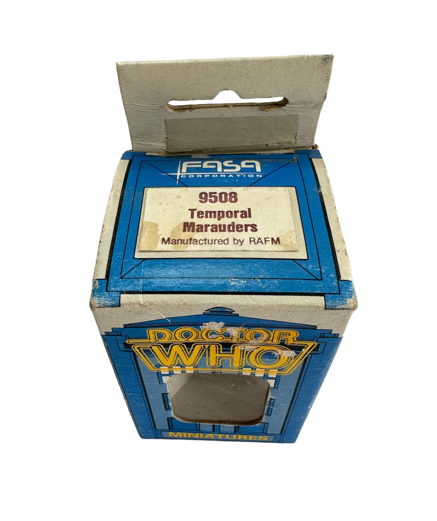 Vintage FASA Corp 1986 Doctor Dr Who Citadel Miniatures Metal Figures No. 9508 - Temporal Marauders - Set Of 3 Figures - In The Original Box - Shop Stock Room Find