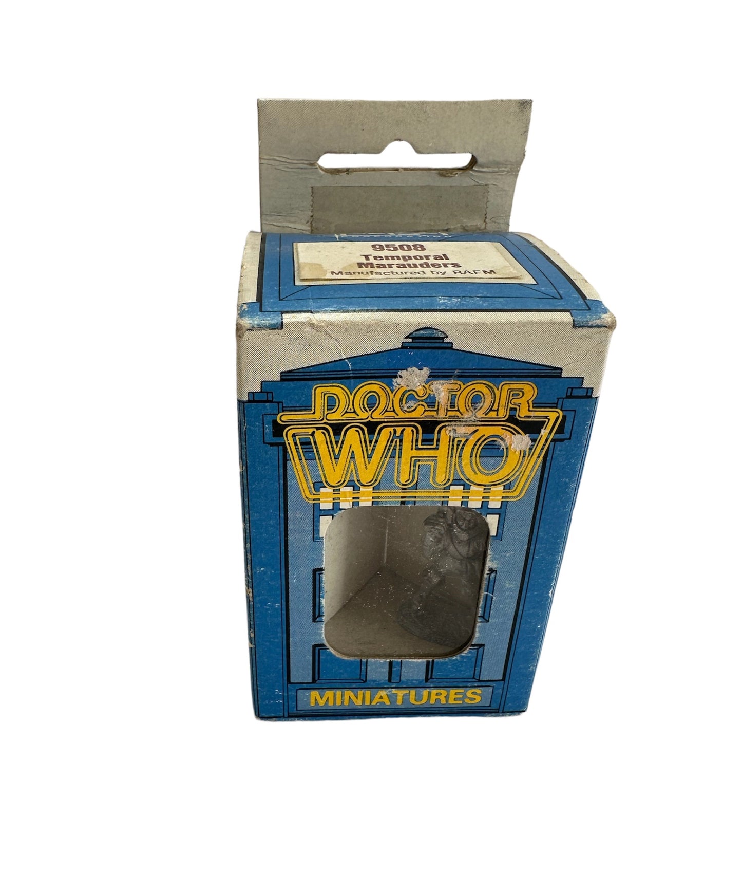Vintage FASA Corp 1986 Doctor Dr Who Citadel Miniatures Metal Figures No. 9508 - Temporal Marauders - Set Of 3 Figures - In The Original Box - Shop Stock Room Find