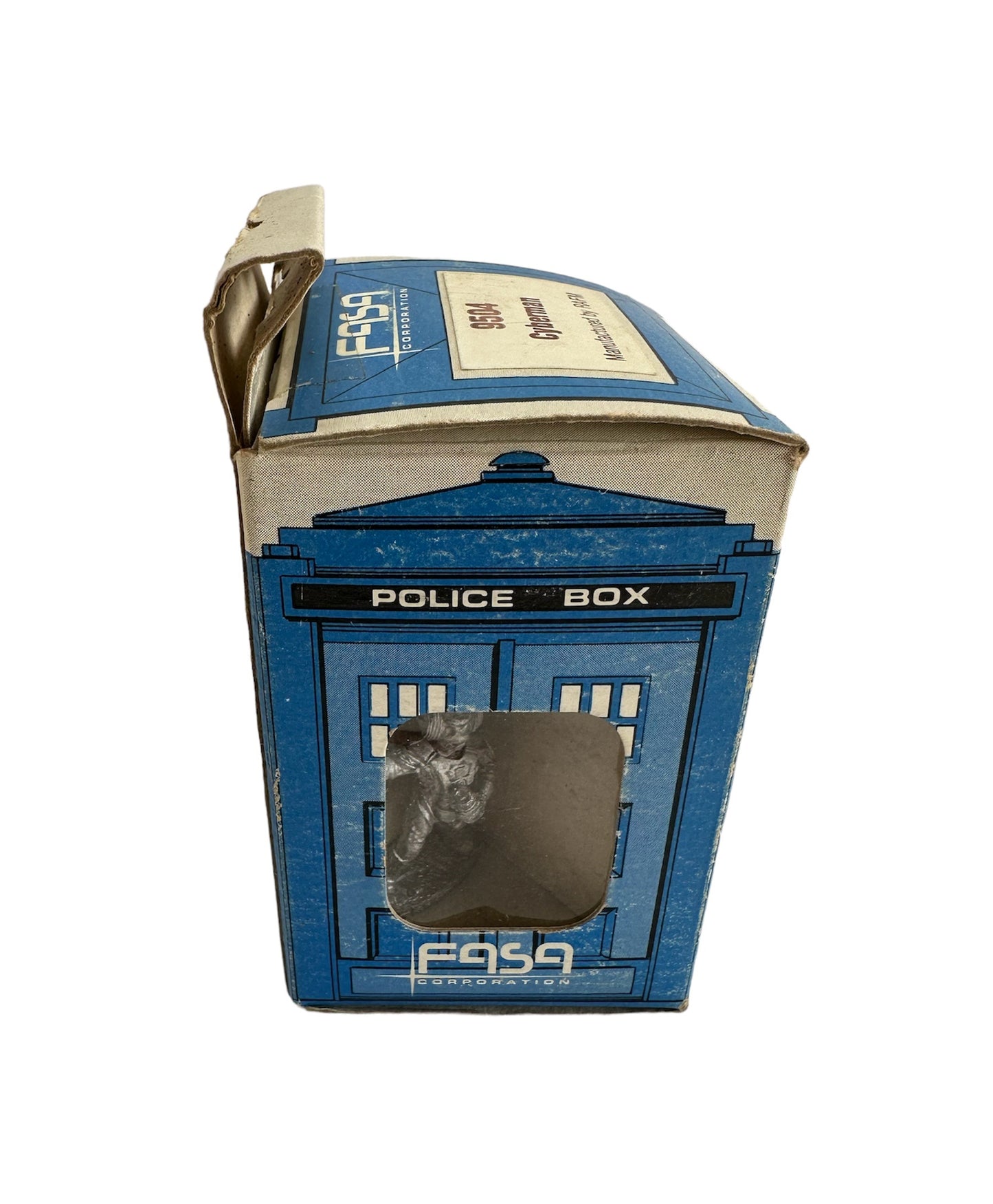 Vintage FASA Corp 1986 Doctor Dr Who Citadel Miniatures Metal Figures No. 9504 - Cyberman Set of 3 - In The Original Box - Shop Stock Room Find