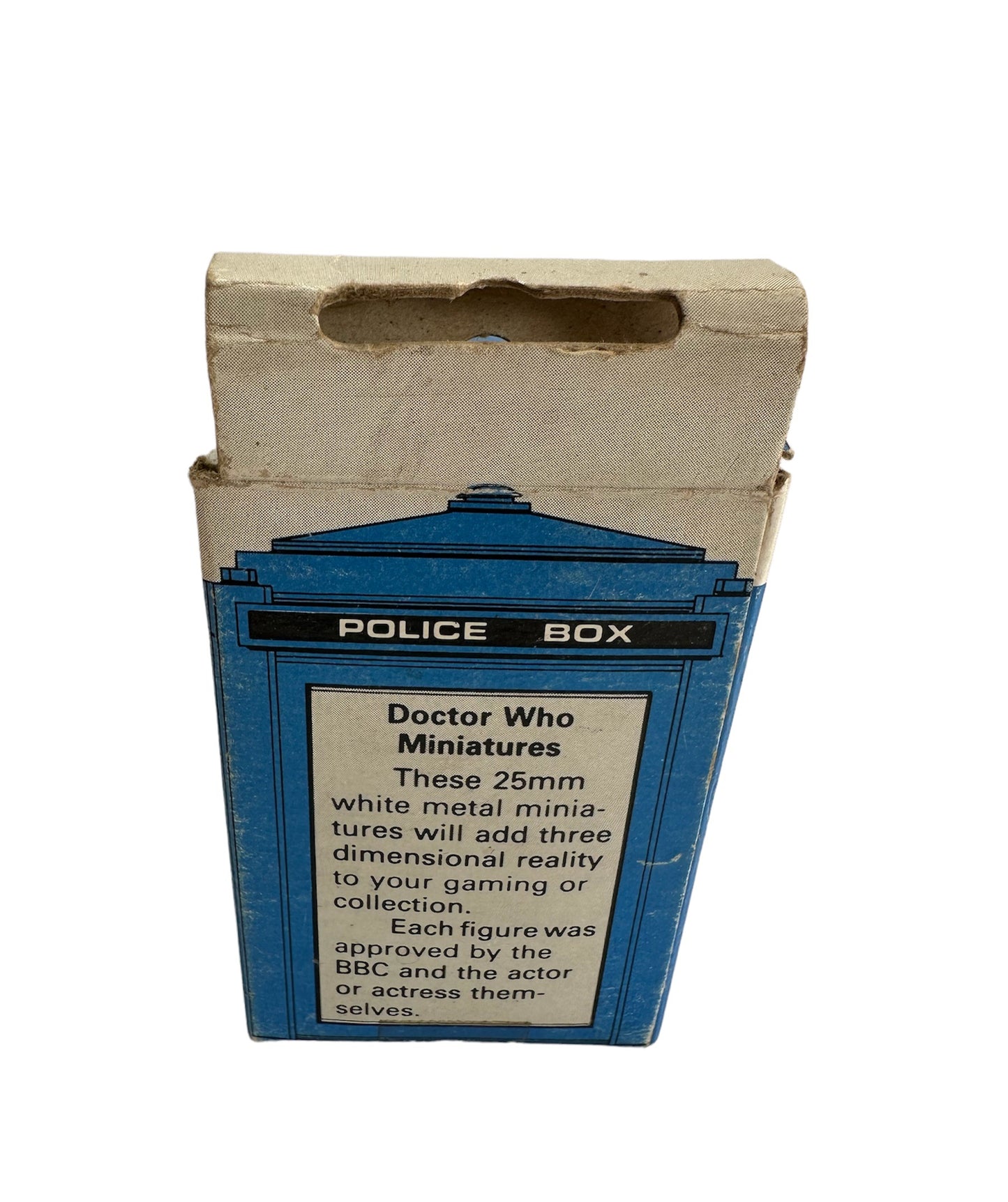 Vintage FASA Corp 1986 Doctor Dr Who Citadel Miniatures Metal Figures No. 9504 - Cyberman Set of 3 - In The Original Box - Shop Stock Room Find