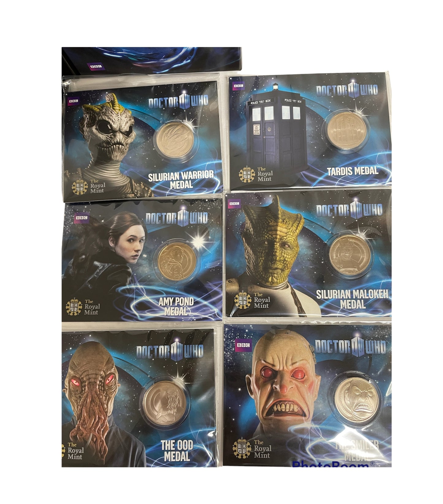 Vintage 2010 The Royal Mint Dr Who The Eleventh Doctor Collectable Series Exclusive 12 x Medals In Presentation Box - Ultra Ultra Rare