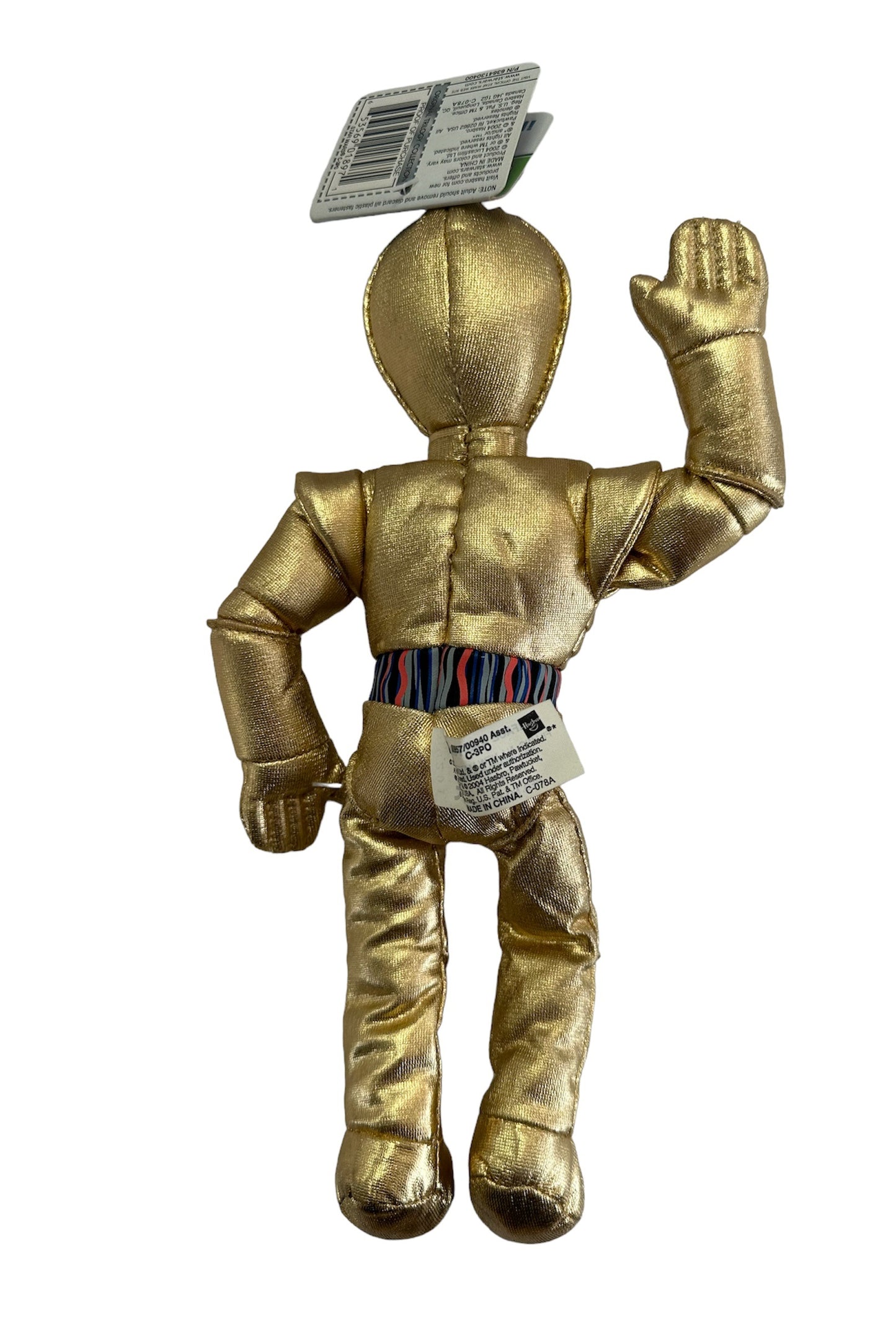 Vintage 2004 Star Wars Battle Buddies C-3PO Soft Plush Toy - Brand New Shop Stock Room Find