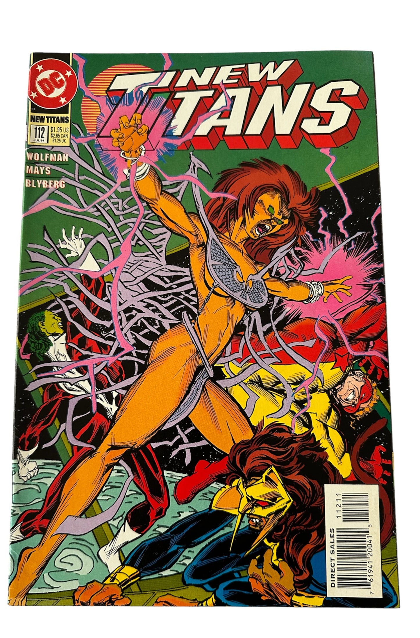 Vintage July 1994 DC - The New Titans Comic Issue Number 112 - A New Home - Shop Stock Room Find