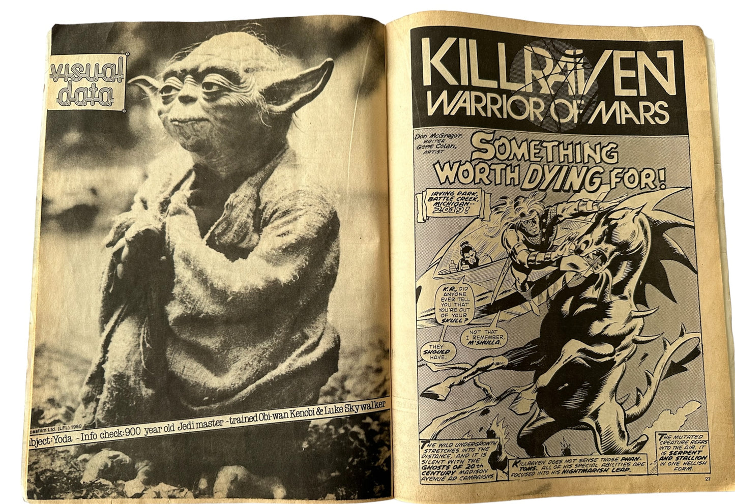 Vintage Star The Empire Strikes Back Wars Comic - Chaos On Cloud City - Issue Number 152 December 81 - Good Condition