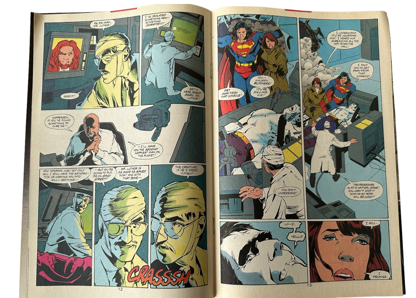 Vintage 1994 DC Superman Bizarros World Comic Issue Number 88 - Featuring Superman And Bizarro- Former Shop Stock