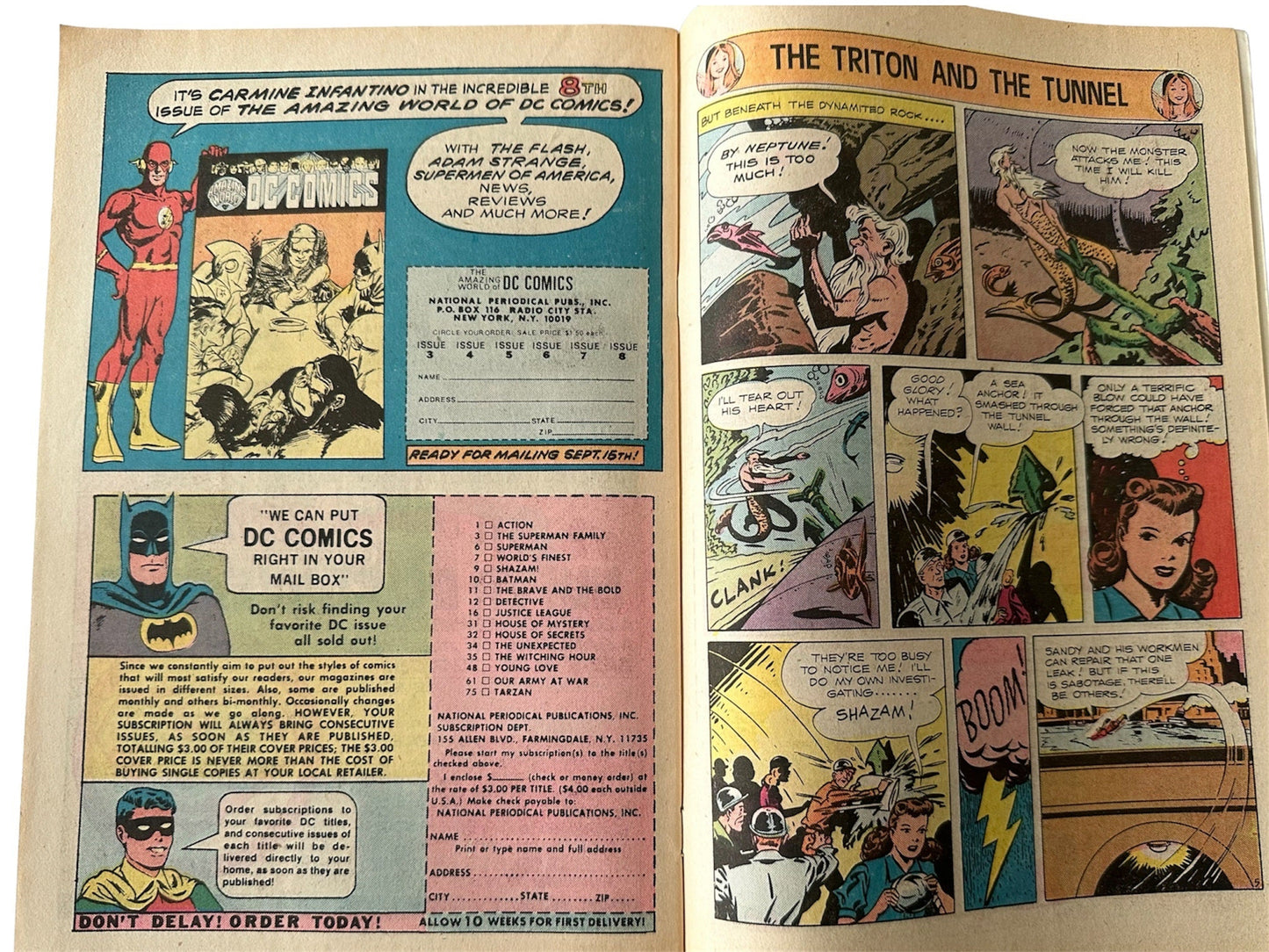 Vintage 1976 DC With One Magic Word... SHAZAM Comic Issue Number 22 - Featuring Captain Marvel And Mary Marvel - Very Good Condition Vintage Comic (3.0 Grade)