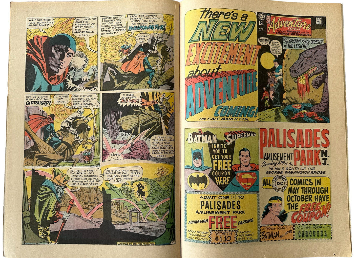 Vintage 1969 DC - Preview Showcase Comic Issue Number 82 - Nightmaster - Former Shop Stock