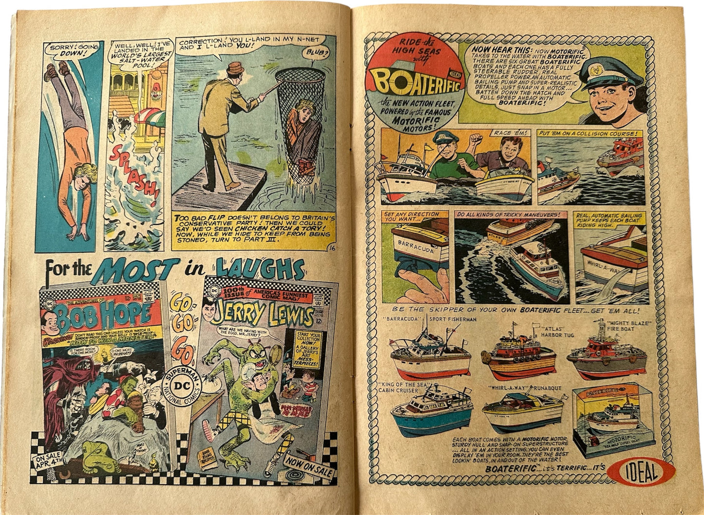 Vintage 1967 DC - Showcase Presents Comic Issue Number 68 - The Maniaks - Good Condition Vintage Comic