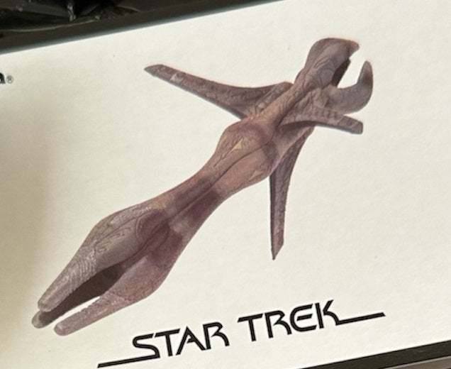 Vintage Star Trek Furuta 2004 Federation Ships And Alien Ships Collection - Species 8472 Bio-Ship - New In Sealed Bag In Original Opened Box