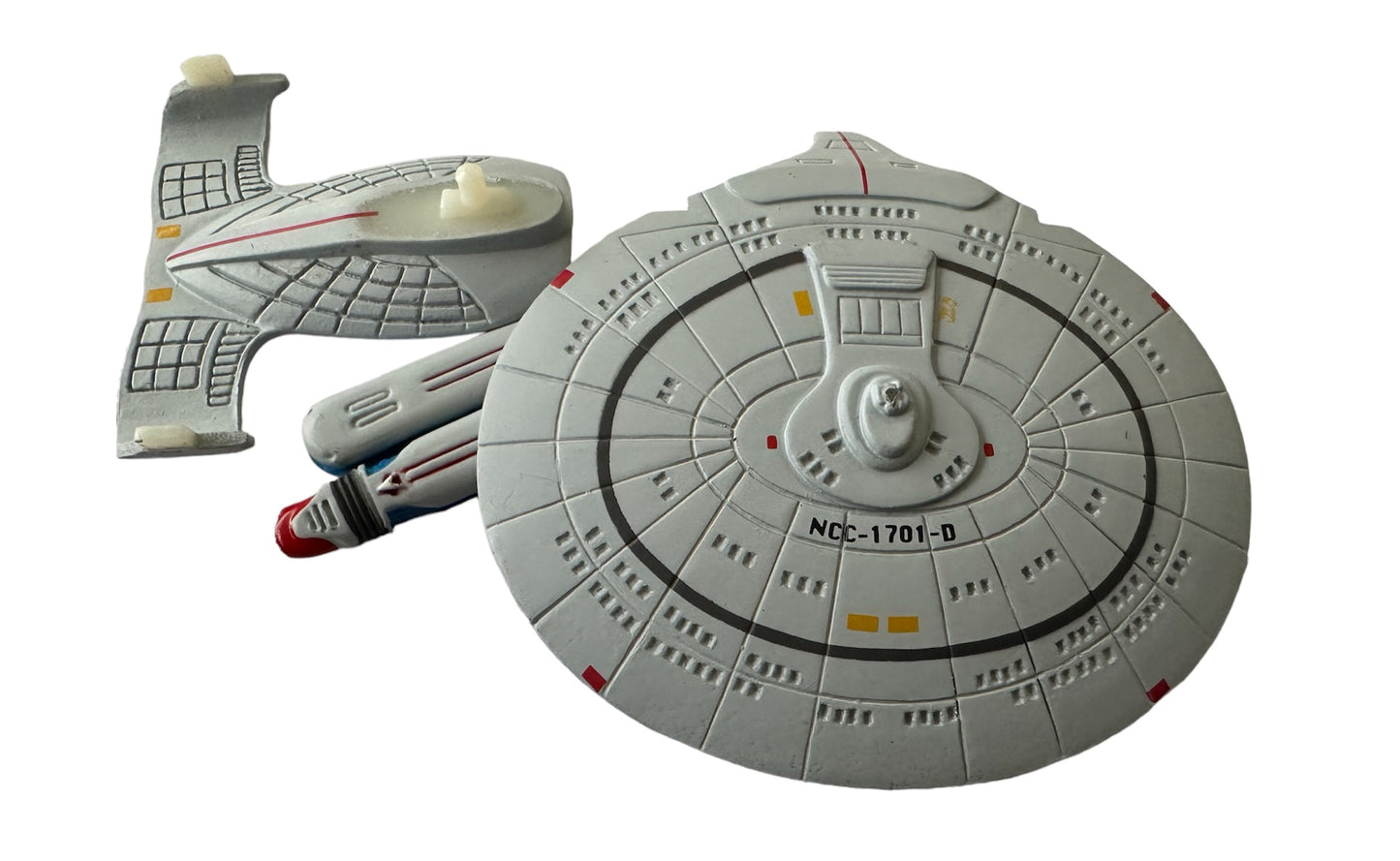 Vintage Star Trek Furuta 2005 Federation Ships And Alien Ships Collection Series 2- The USS Enterprise NCC-1701D - New In Sealed Bag