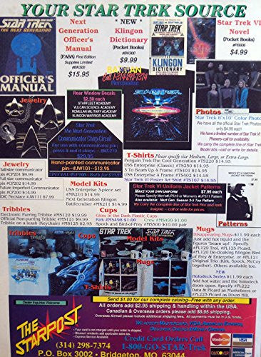 Vintage May 1992 Starlog Monthly Magazine - The Science Fiction Universe - Issue Number 178. Shop Stock Room Find