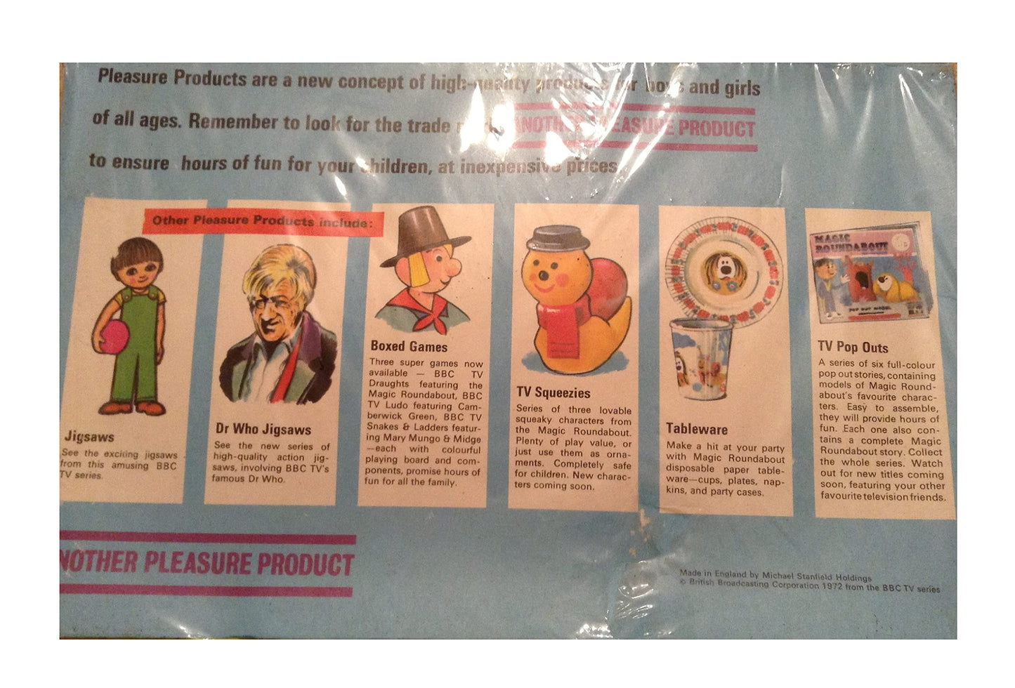 Vintage Star Trek 100 Piece Fully Interlocking Jigsaw Puzzle from 1972 Featuring The Star Ship Enterprise Jigsaw Number 1 - Brand New Factory Sealed Shop Stock Room Find