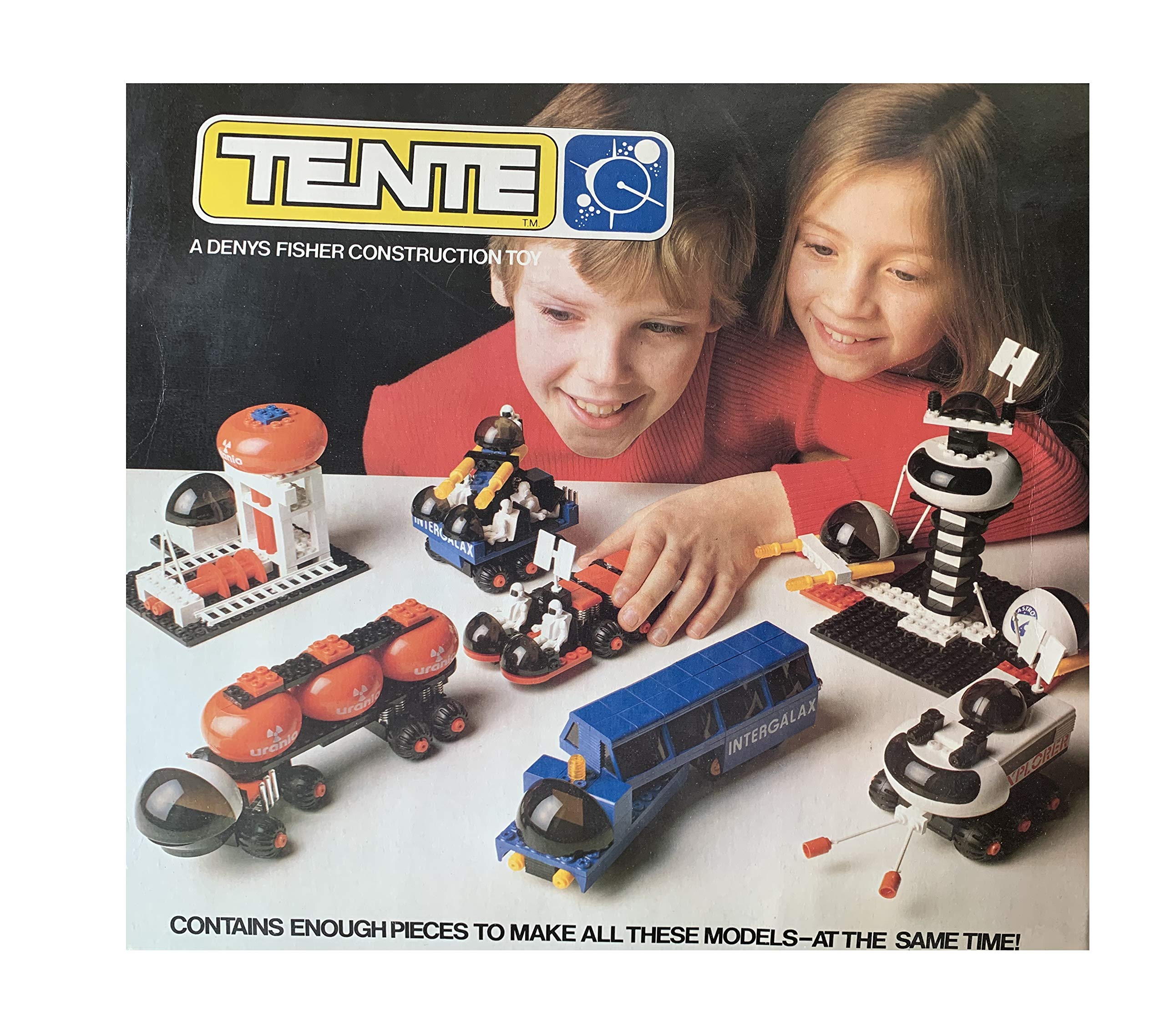 tentes times Vintage 1970's Tente Astro Super Set Building Blocks Toy Set No. 07510 – Midas Touch Toys, Games And Collectables
