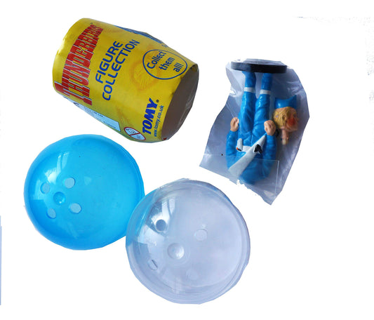 Vintage 1999 Gerry Andersons Thunderbirds Figure Collection Tomy Toy Capsule 2 1/2 Inch Alan Tracy Figure On Stand - Brand New Shop Stock Room Find - Very Rare.