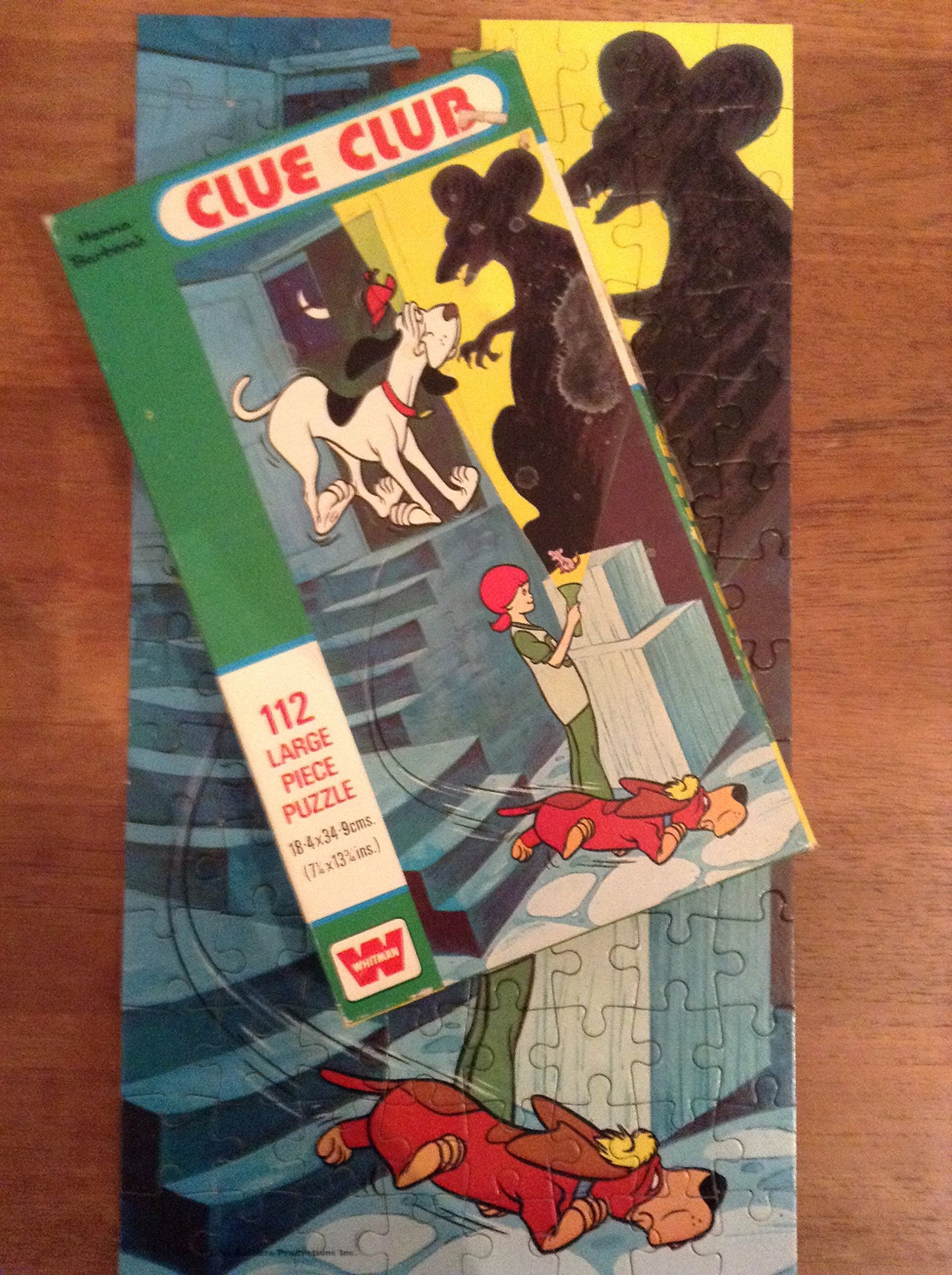 Hanna Barbera's Vintage Clue Club 1978 Whitman 112 Large Piece Jigsaw Puzzle Number 7842