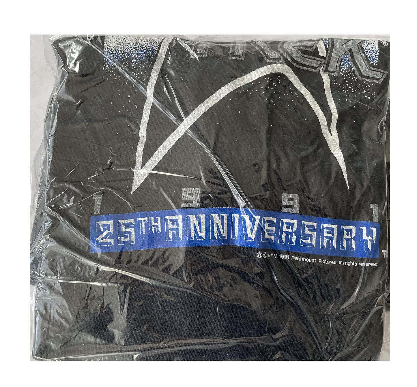 Vintage 1991 The Original Series 25th Anniversary Black Crewneck Sweatshirt Size XL - Factory Sealed Stock Room Find