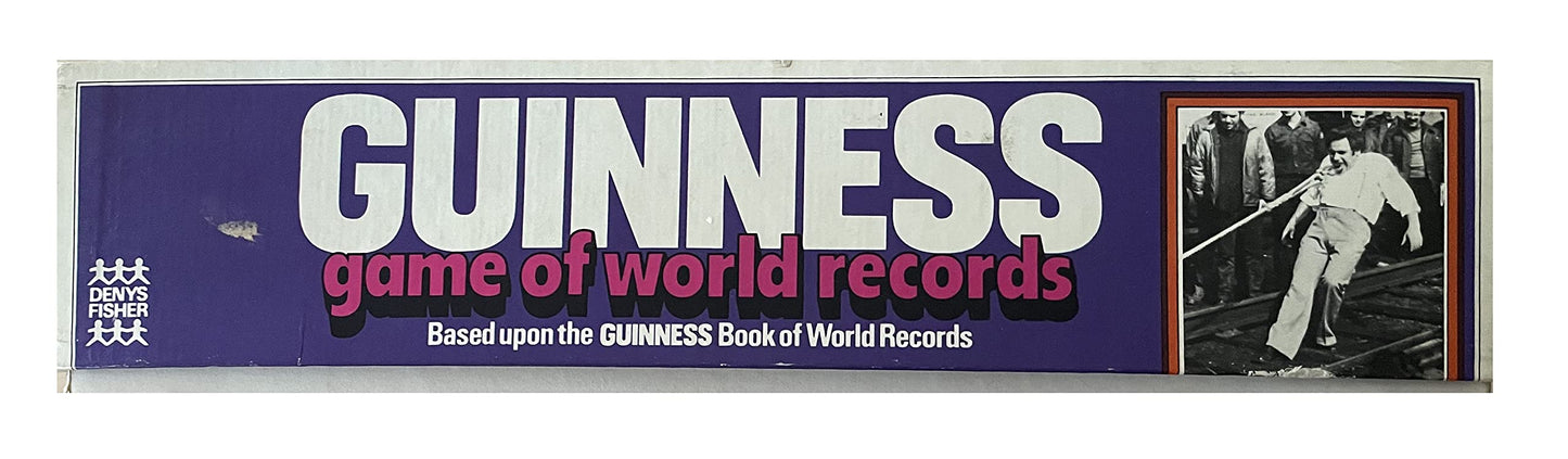 Vintage Denys Fisher 1975 - Guinness Game Of World Records Board Game - Unused - In The Original Box
