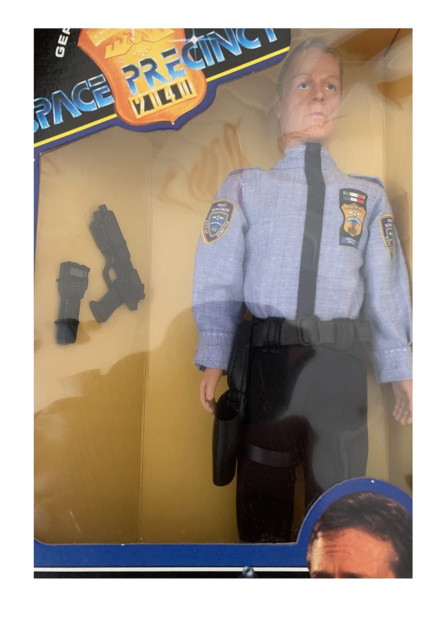 Vintage 1994 Gerry Andersons Space Precinct 2040 12 Inch Lieutenant Brogan Action Figure - Brand New Factory Sealed Shop Stock Room Find