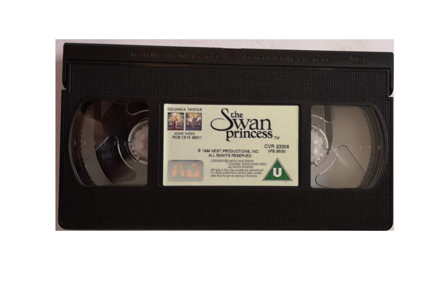 Vintage 1994 The Swan Princess VHS Video Cassette - Former Shop Stock