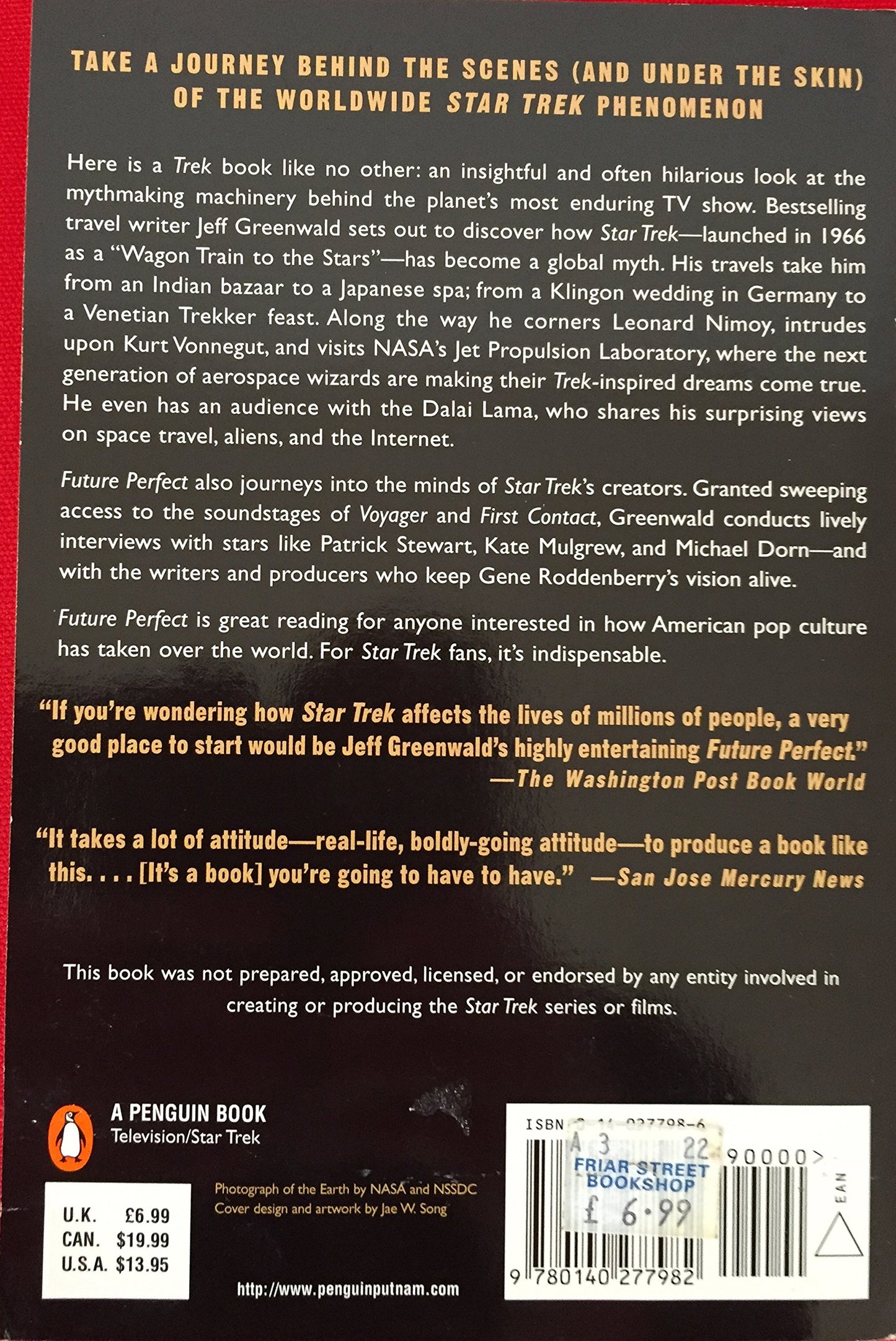 Star Trek Future Perfect - Paperback Book - Brand New Shop Stock Room Find