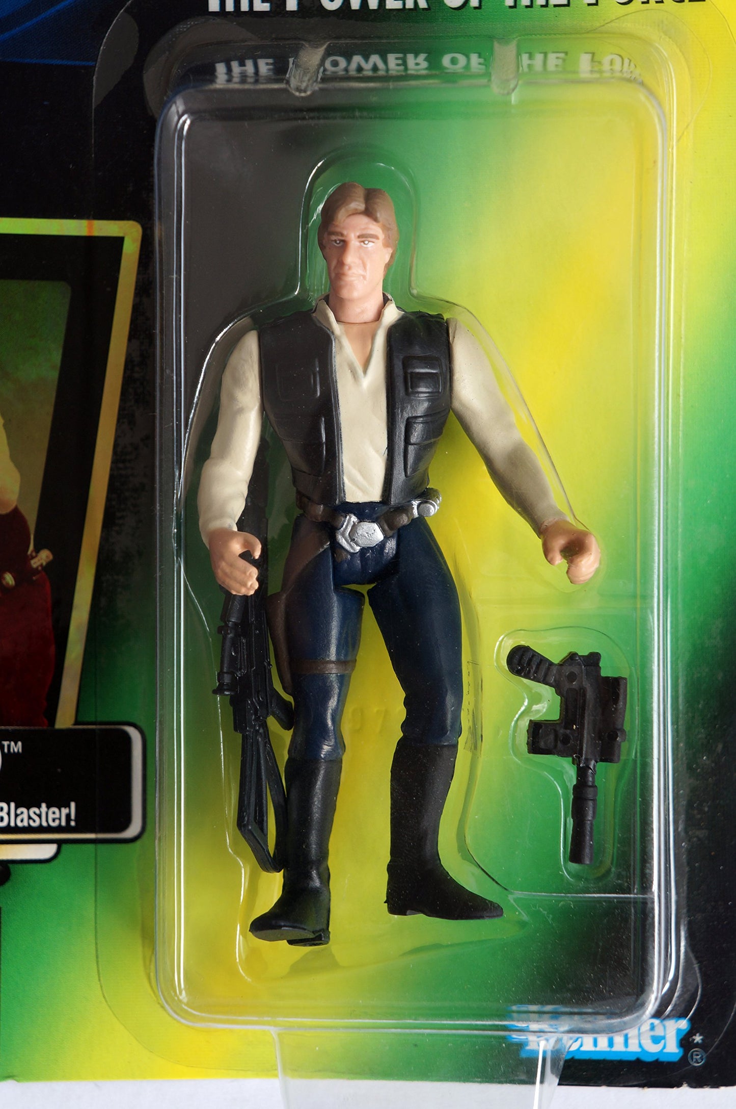 Star Wars The Power Of The Force Han Solo Action Figure - Brand New Factory Sealed Shop Stock Room Find