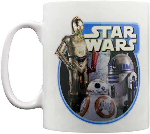Star Wars 2015 The Force Awakens - The Droids 330ml Ceramic Mug - Brand New Shop Stock Room Find