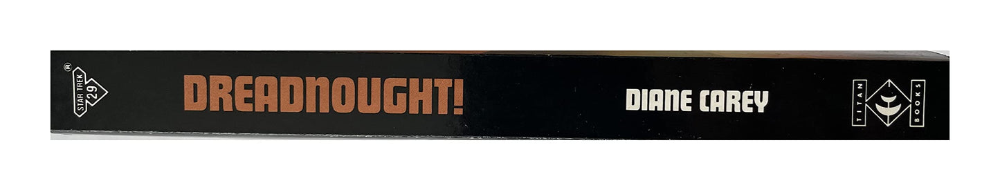 Vintage 1989 The New Star Trek Novel - Dreadnought - Paperback Book - By Diane Carey - Shop Stock Room Find