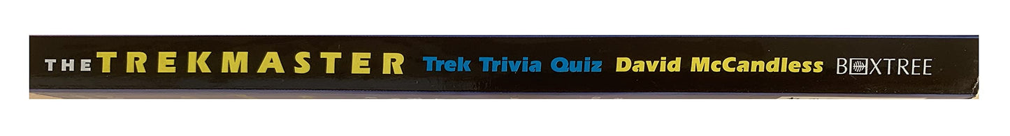 Vintage 1995 Star Trek - Trek Master Quiz Book - Large Paperback Book - Shop Stock Room Find