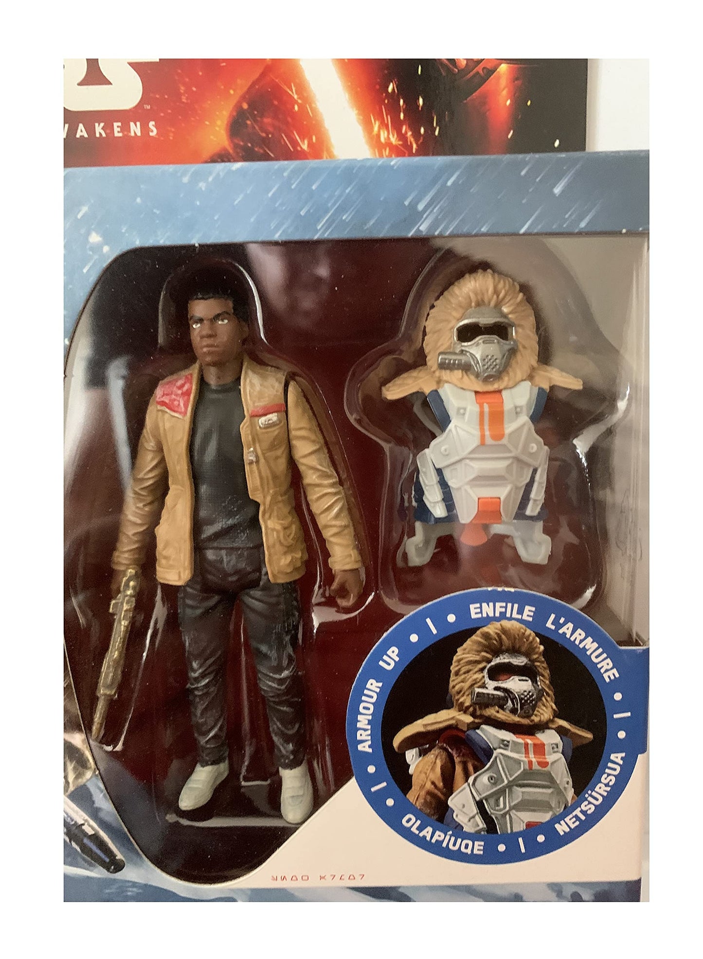 Star Wars The Force Awakens Finn (Starkiller Base) Armour Up Action Figure Set - Brand New Factory Sealed