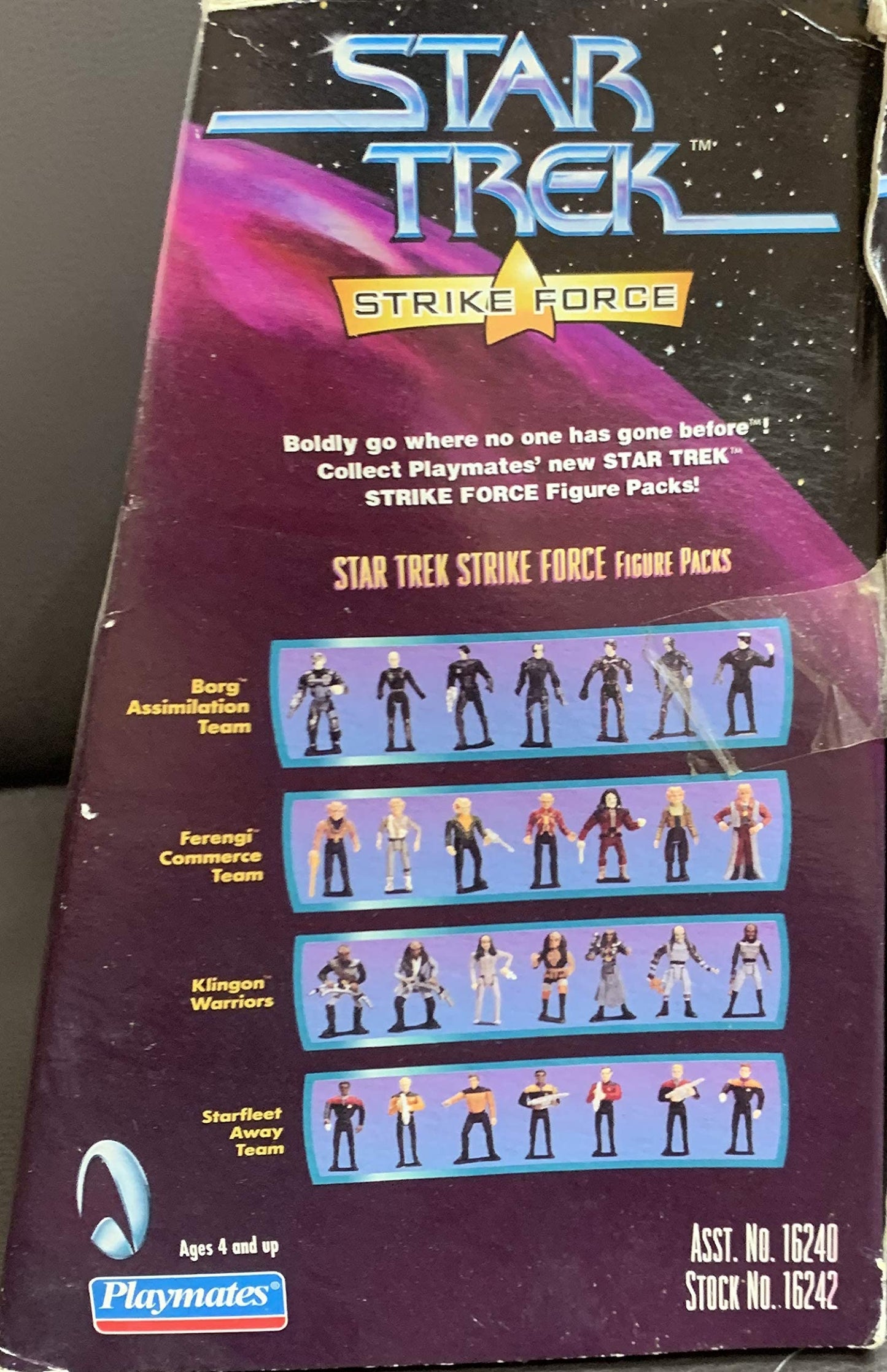 Vintage 1997 Star Trek Strike Force Borg Temple and Mini Figure Set - Shop Stock Room Find