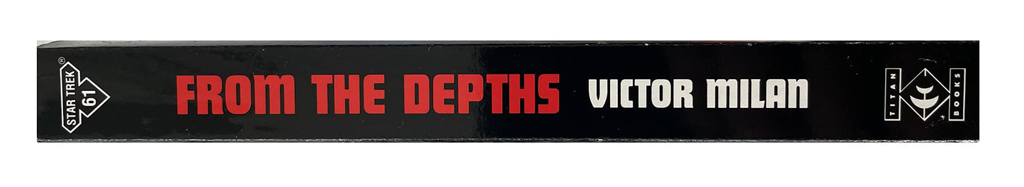 Vintage 1993 The New Star Trek Novel - From The Depths - Paperback Book - By Victor Milan - Shop Stock Room Find