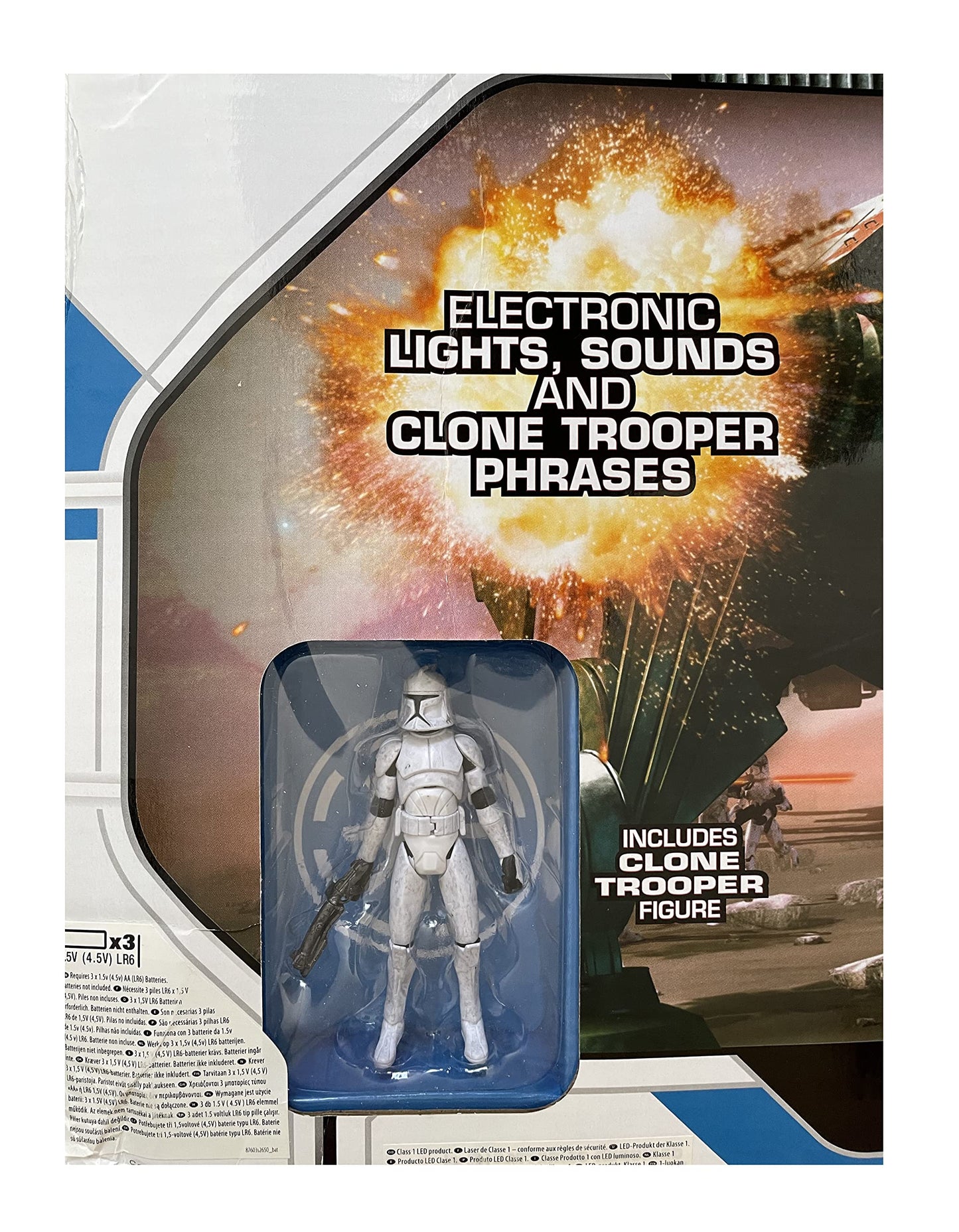 Vintage Star Wars 2008 The Clone Wars AT-TE - All Terrain Tactical Enforcer Vehicle - Brand New Factory Sealed Shop Stock Room Find