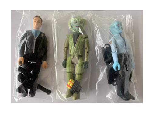 Vintage 1995 Gerry Andersons Space Precinct 2040 Action Figure Gift Set - Includes Lt Brogan, Officer Took, Snake Plus Accessories and I.D. Cards - Shop Stock Room Find.