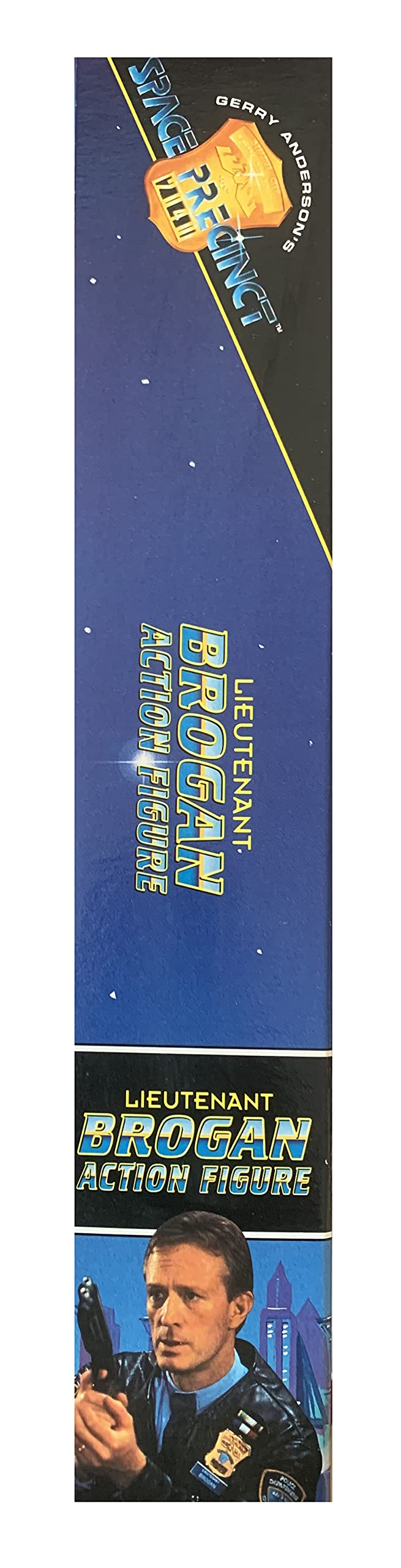 Vintage 1994 Gerry Andersons Space Precinct 2040 12 Inch Lieutenant Brogan Action Figure - Brand New Factory Sealed Shop Stock Room Find