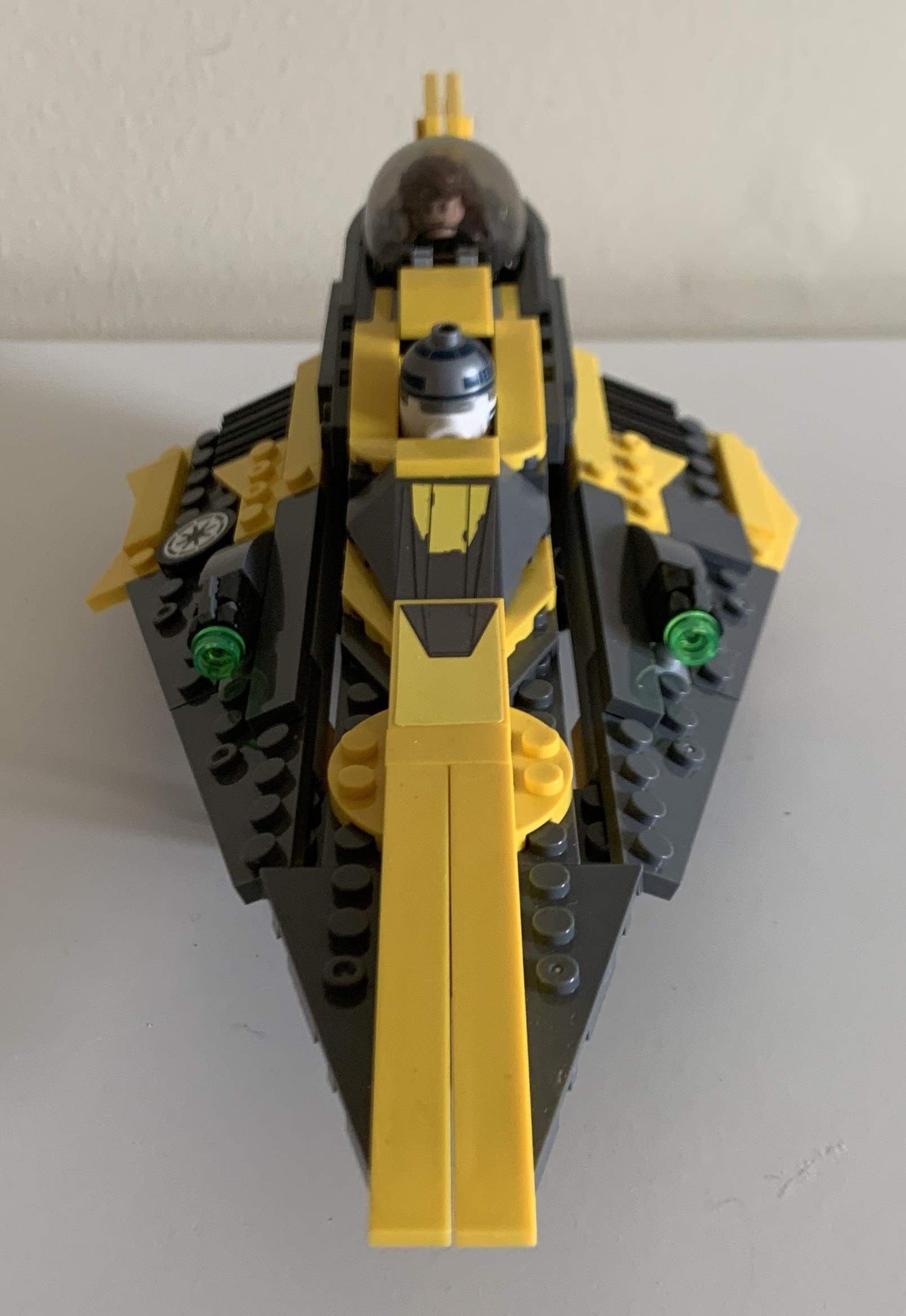 Building blocks Vintage 2018 Star Wars The Revenge Of The Sith Anakins Jedi Starfighter - Set No. 75214 - Fully Build Former Display Model