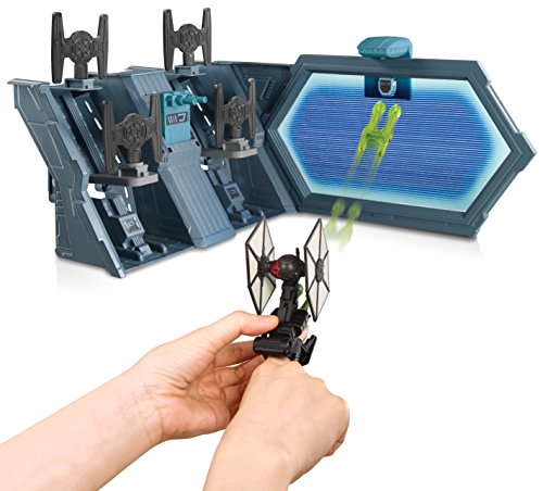 Star Wars Hot Wheels The Force Awakens First Order Special Forces Die Cast Tie Fighter Blast Out Battle Playset - Brand New Factory Sealed Item