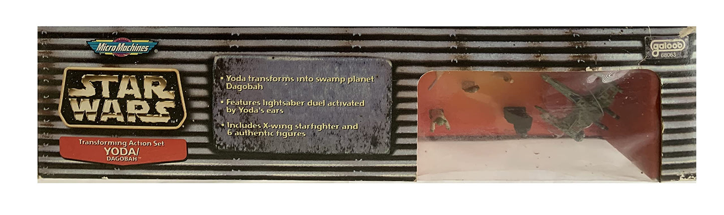 Vintage Ultra Rare Galoob 1998 Star Wars Micro Machines Yoda / Swamp Planet Dagobah Action Play Set - Brand New Factory Sealed Shop Stock Room Find