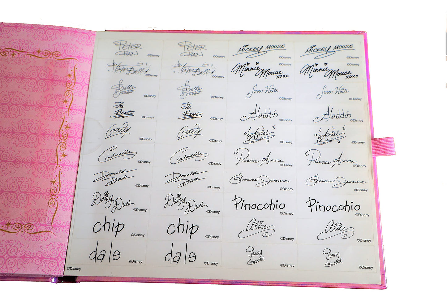 Walt Disney World - Disney Princess Official Autograph Book With Cinderella Autographs