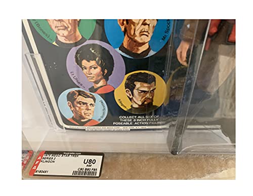 Vintage Star Trek 1976 The Original Series Mego Corporation 8 Inch Klingon Action Figure On Original Card - AFA Graded In Case