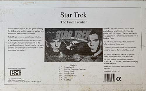 Vintage 1992 Star Trek The Final Frontier The Board Game - To Boldly Go Where No Game Has Gone Before - Brand New Factory Sealed Shop Stock Room Find