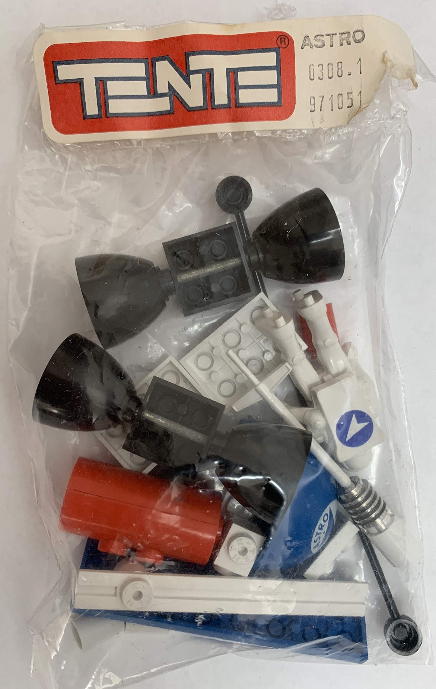 Vintage 1970's Tente Astro Lazer Building Blocks Toy Set No. 06308 - A Chad Valley Construction Toy By Denys Fisher - Shop Stock Room Find.
