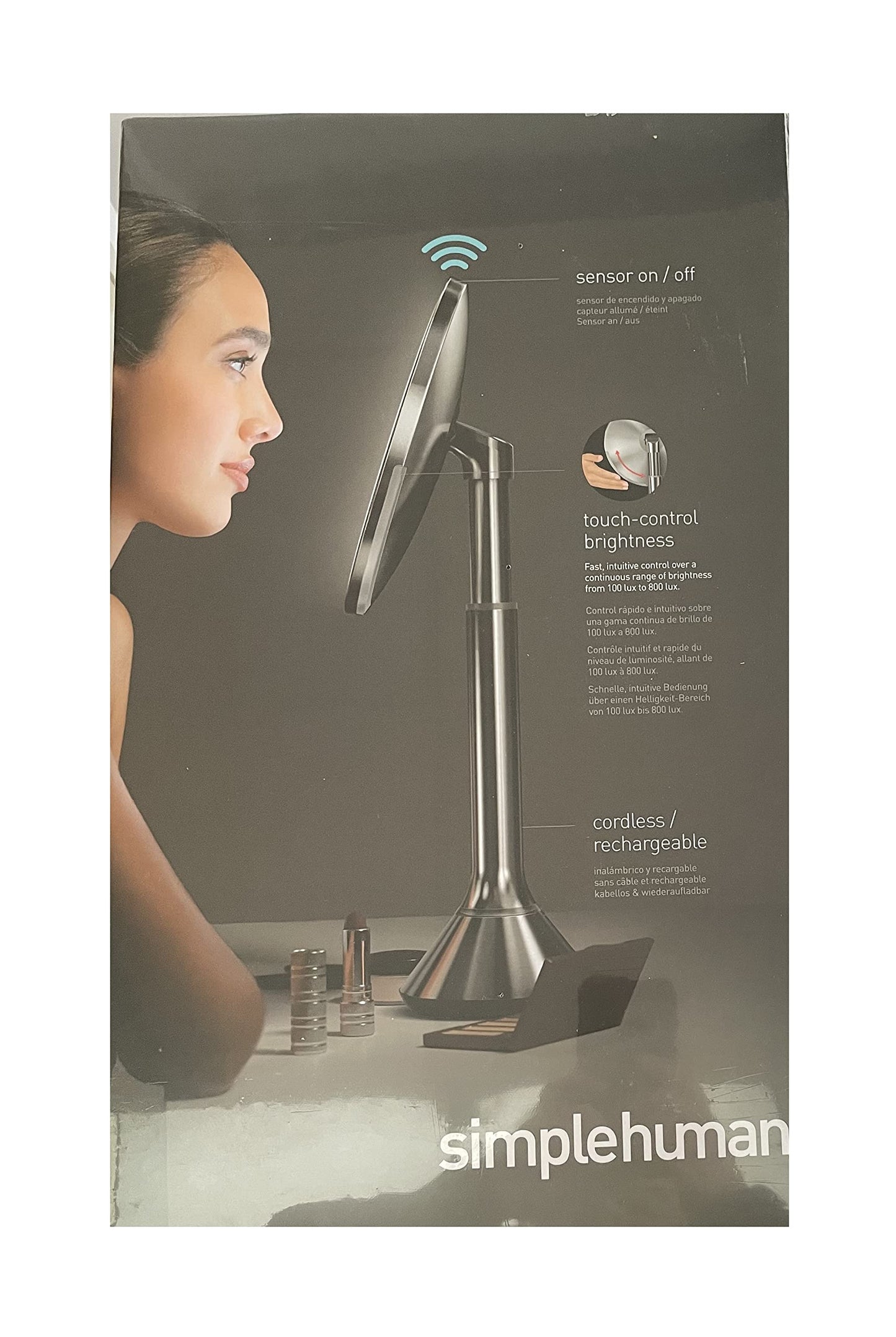 Light Up 8" Sensor Mirror - Brand New Factory Sealed