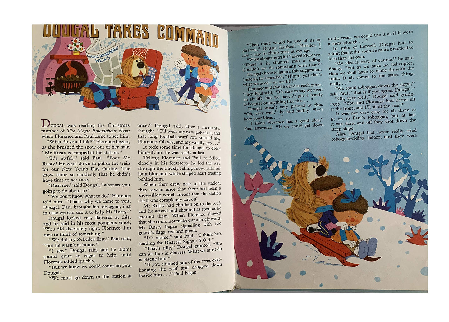 Vintage The Magic Roundabout Dougals Annual 1972