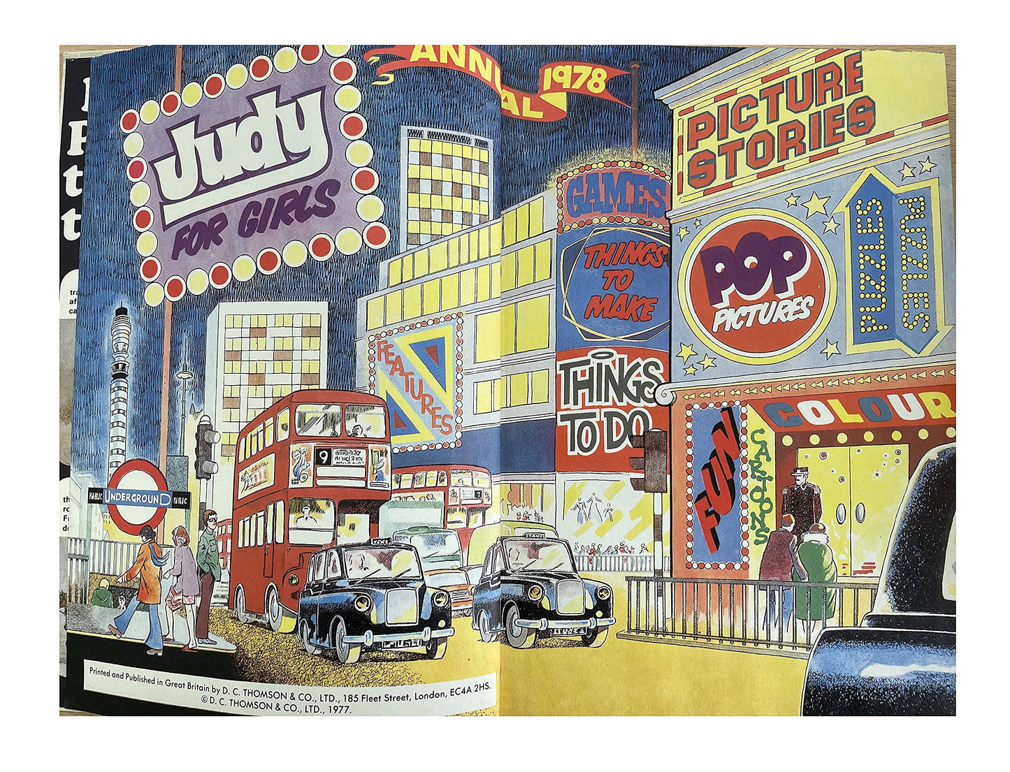 Vintage Judy For Girls Annual 1978