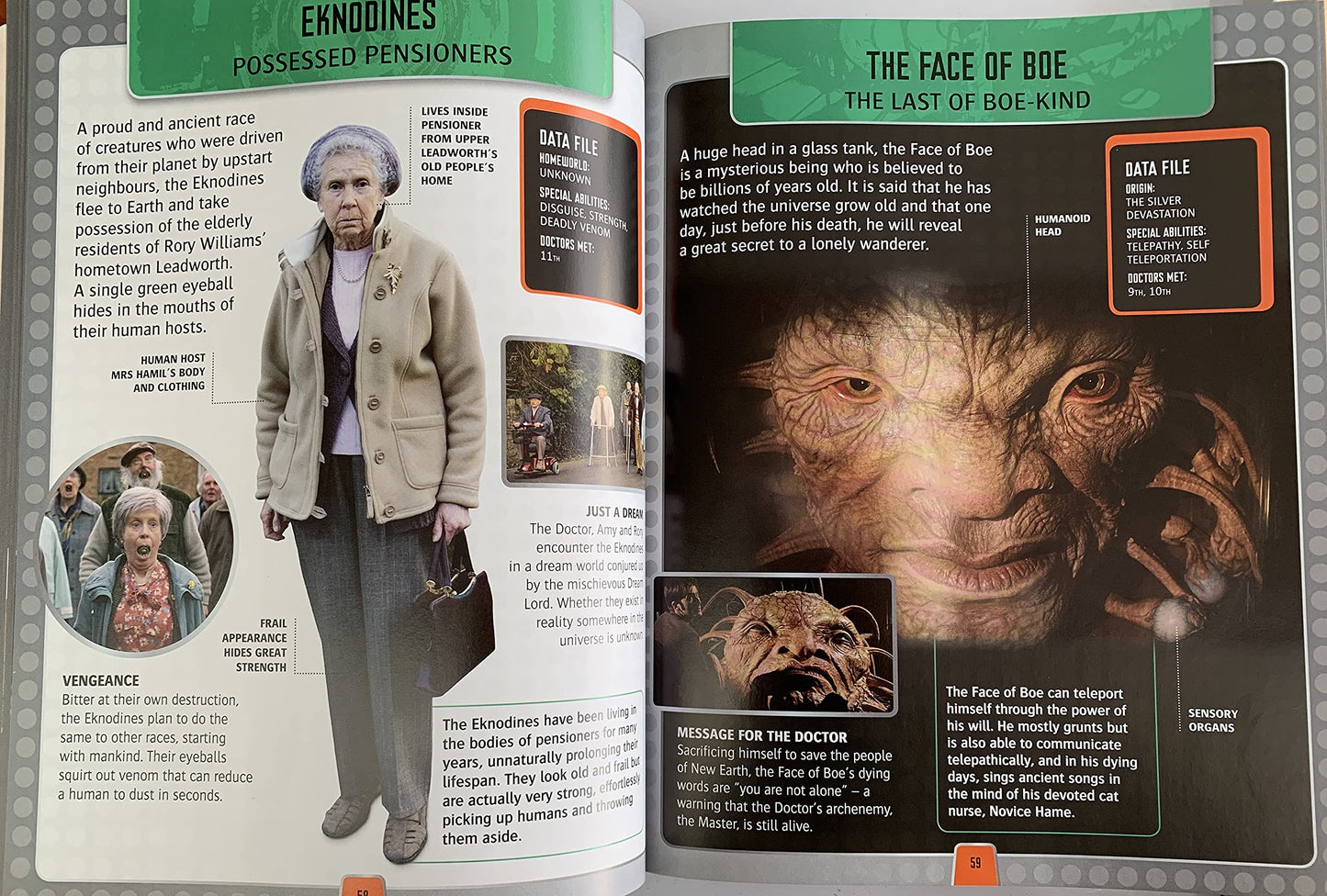 Vintage 2013 Doctor Who Character Encyclopedia - With All 11 Doctors Ans More Than 200 Friends And Foes - Hard Back Book