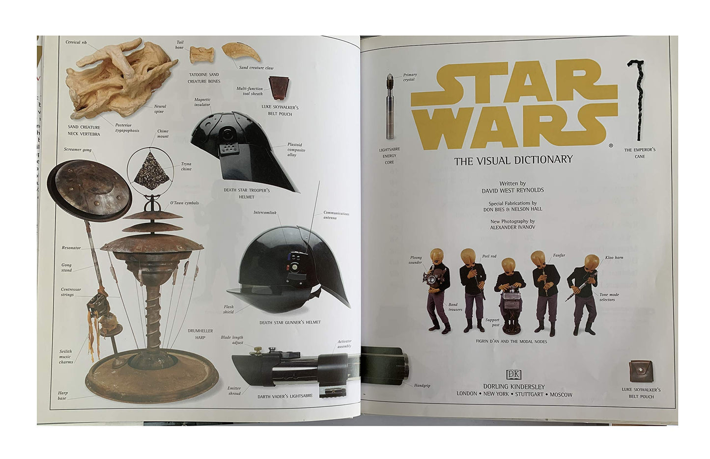 Vintage 1998 Star Wars - The Visual Dictionary - The Ultimate Guide To Star Wars Characters And Creatures - Hardback Book